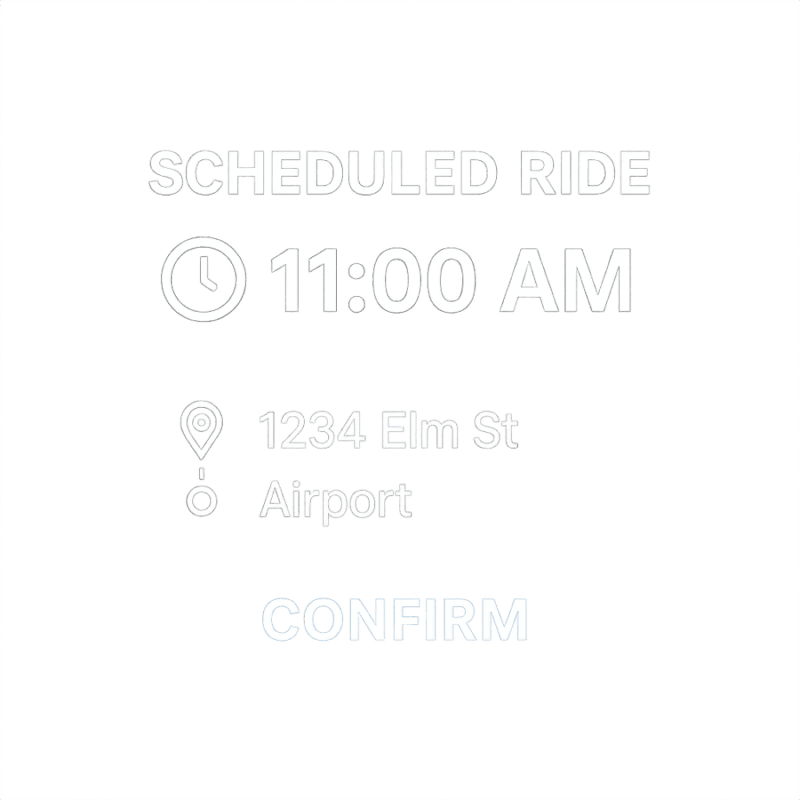 Book your ride Today! 